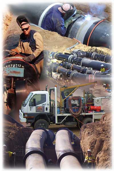Boilermakers Australia specializing in Gas Water Pipe Construction - Contact Ken Hocking  Boilermakers - welding Australia together